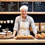 **A bustling Swedish marketplace:** Focus on a small, local coffee shop overflowing with customers. Include details like homemade pastries displayed on the counter, a barista offering personalized service, and a cozy, inviting atmosphere. The scene should evoke a sense of community and warmth, highlighting the unique customer experience that differentiates it from larger chains. Capture the essence of "fika" culture.