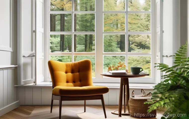 아이디어 생성의 장애물 극복하기 - **Prompt 1: "Cozy Creative Sanctuary amidst Nature's Embrace"**
    A serene and inviting indoor spa...